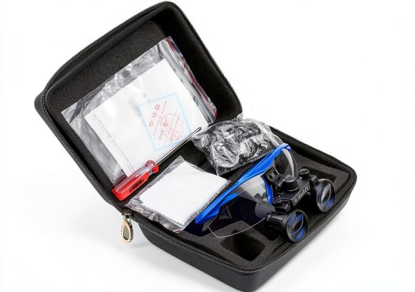 2.5X Dental Surgical Loupes Blue ZGOOD Optical Magnifier Glasses-4